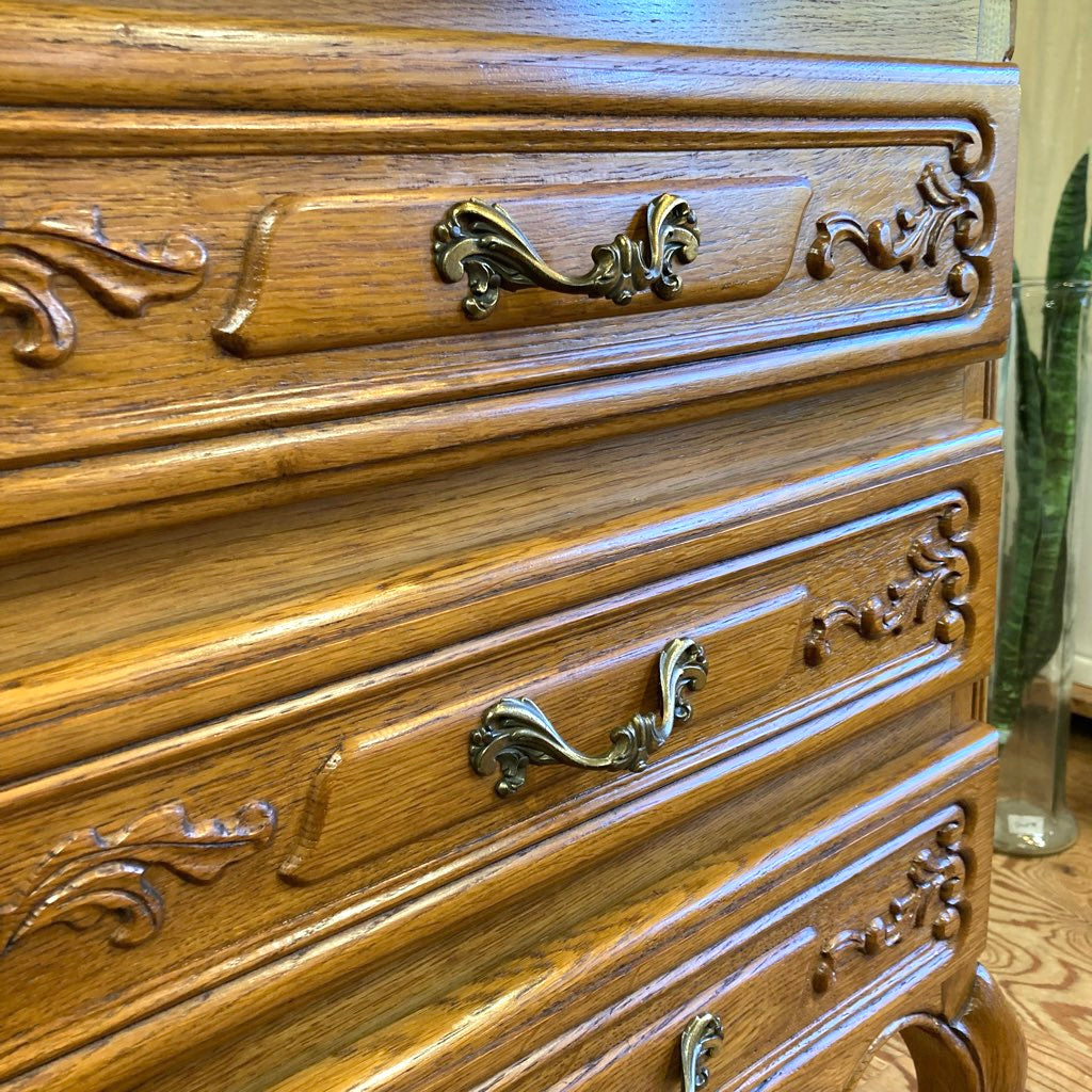 猫脚3段チェスト クラシックスタイル 中古