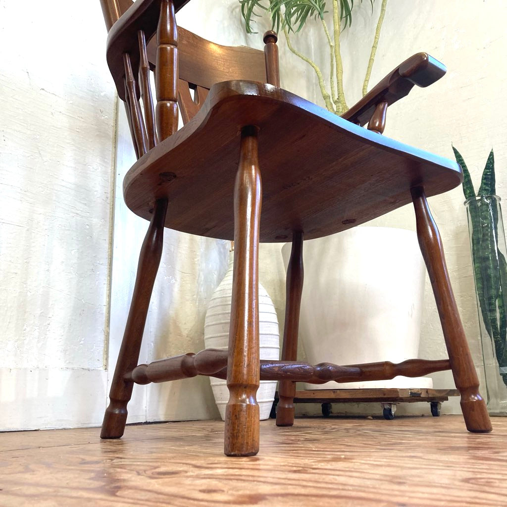 MEEUWIS社 オーク材 アームチェア ダイニングチェア オランダ製 中古