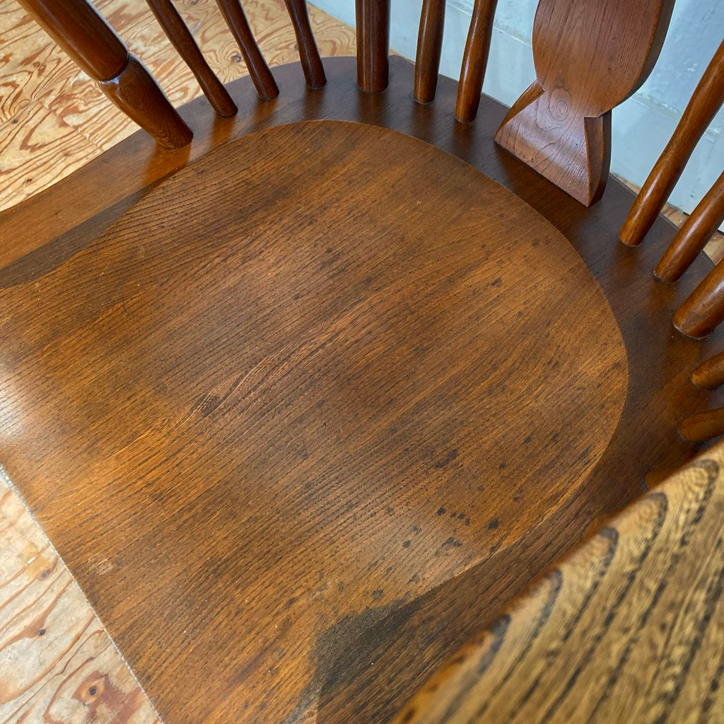 MEEUWIS社 オーク材 アームチェア ダイニングチェア オランダ製 中古