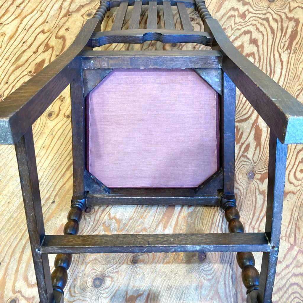 英国 アンティーク ダイニングチェア ボビンターニングレッグ