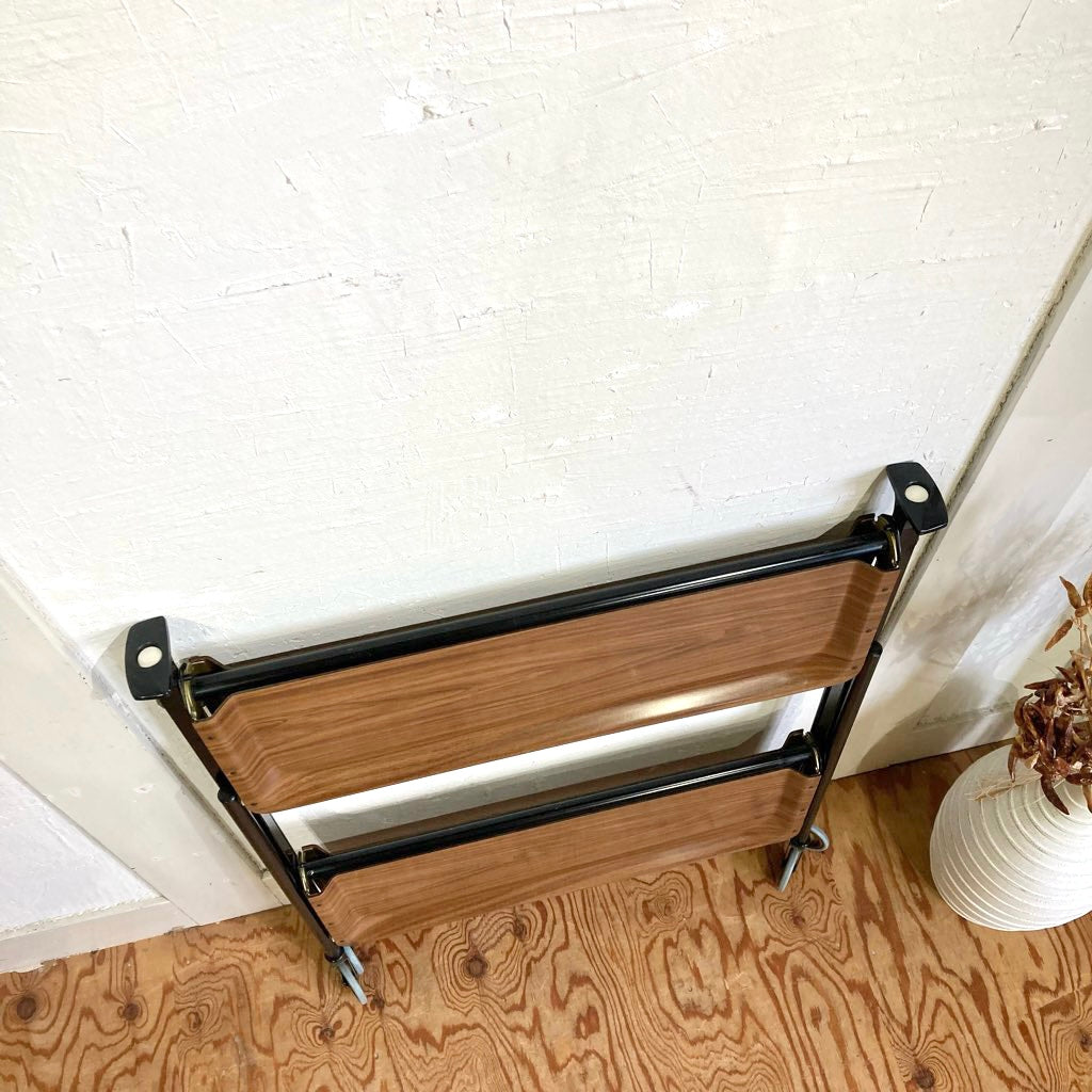 折り畳みワゴン キッチンワゴン キャスター付き ヴィンテージ