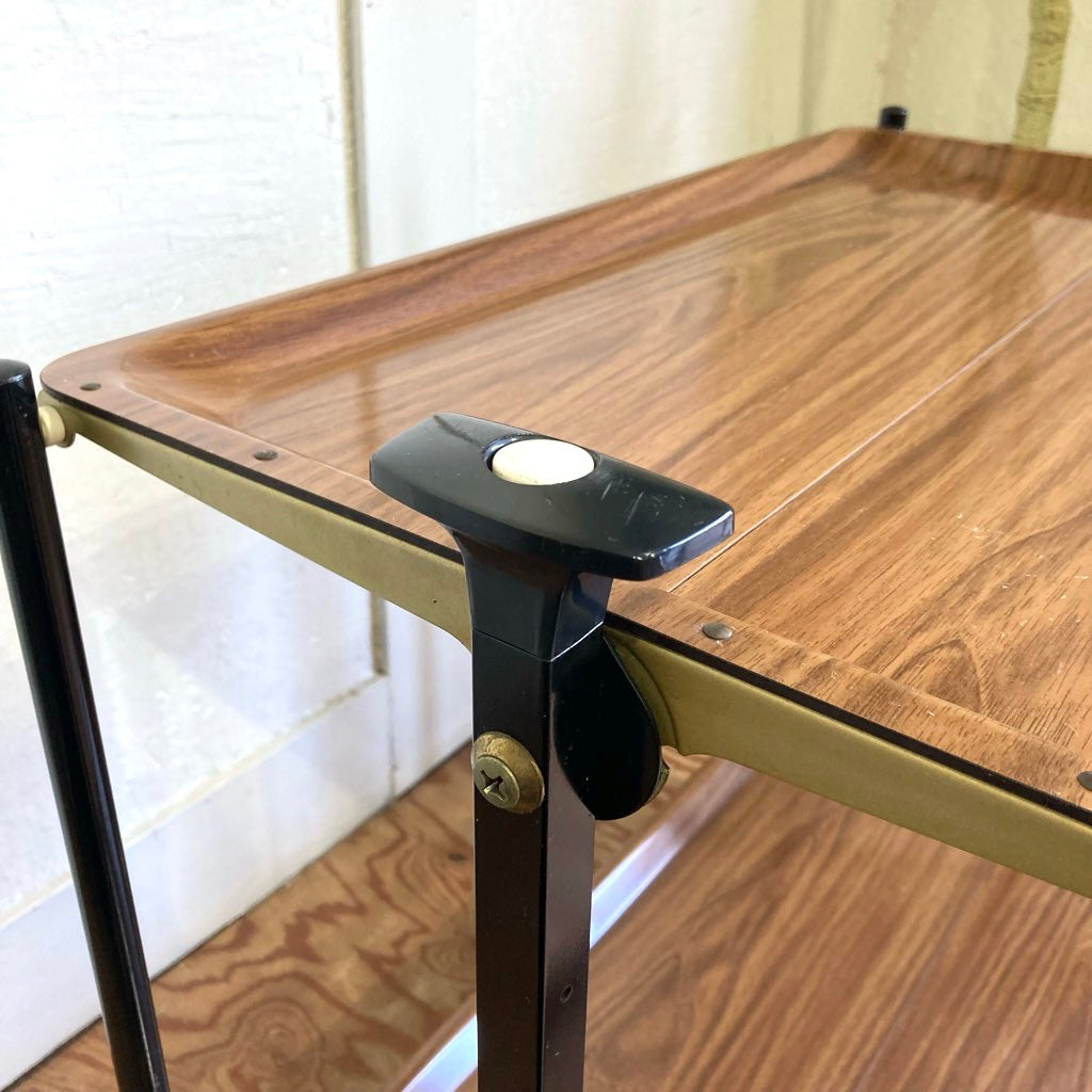 折り畳みワゴン キッチンワゴン キャスター付き ヴィンテージ