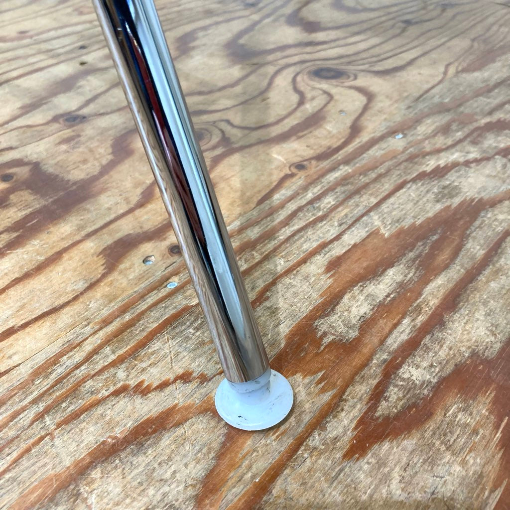 ハーマンミラー / Herman Miller サイドシェルチェア ホワイト スタッキングベース メモ台付き チャールズ&レイ・イームズ FRP ヴィンテージ