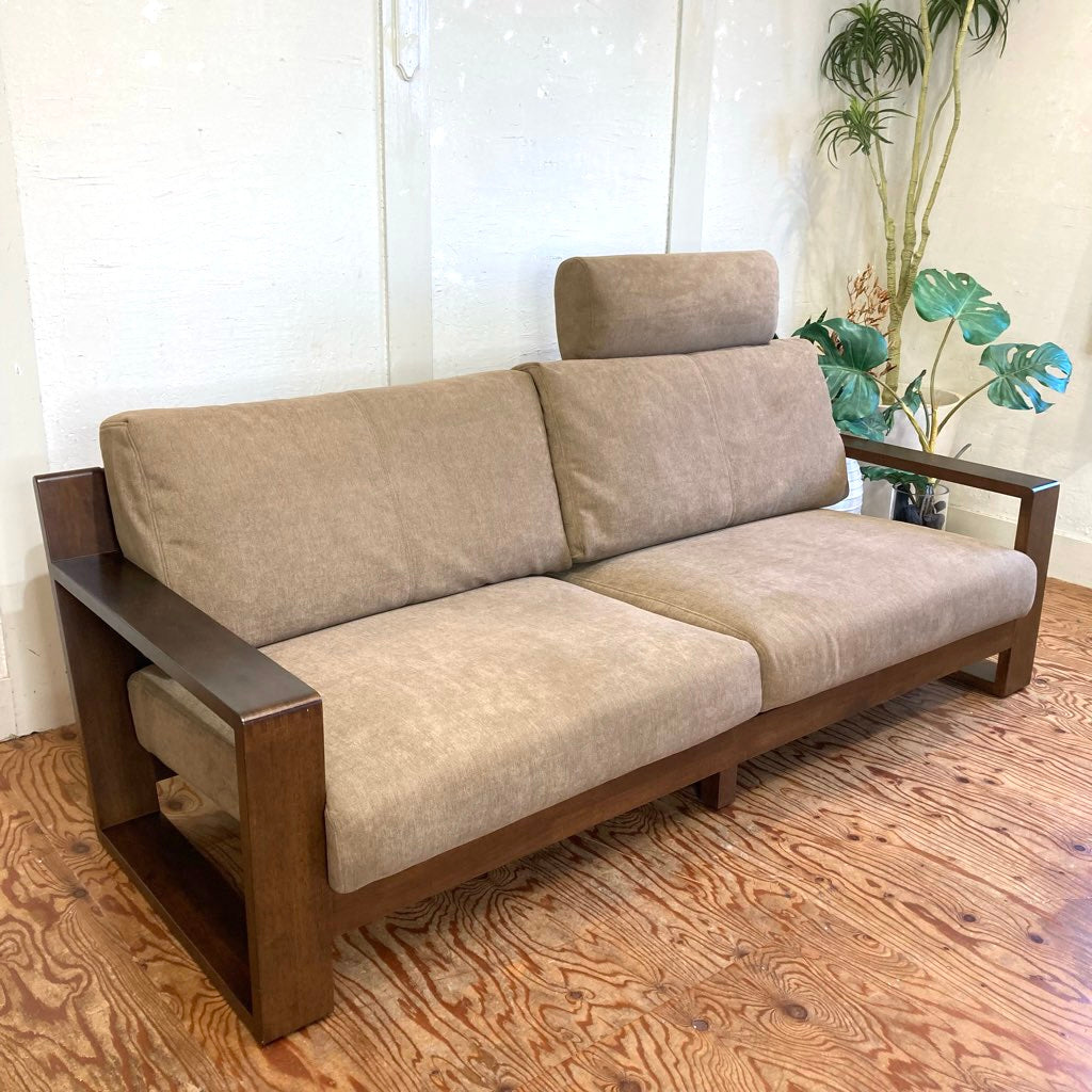 ソース / source ビス / BIS 3人掛け ソファ 190 ヘッドレスト付き 