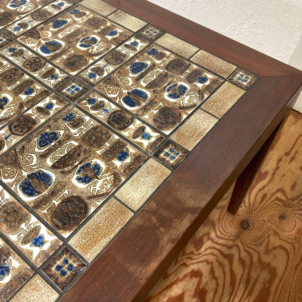 ハスレヴ&ロイヤルコペンハーゲン / Haslev&Royal Copenhagen バッカ タイルトップ コーヒーテーブル ヴィンテージ