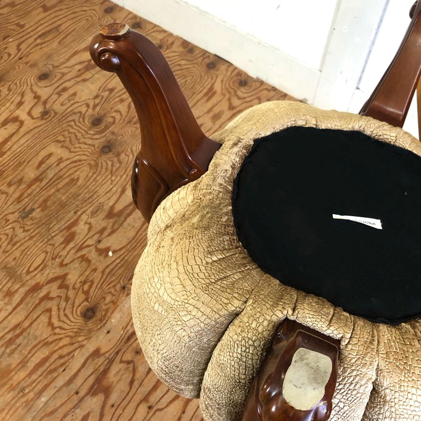 猫脚 クラシック スツール パンプキンスツール チェア 中古