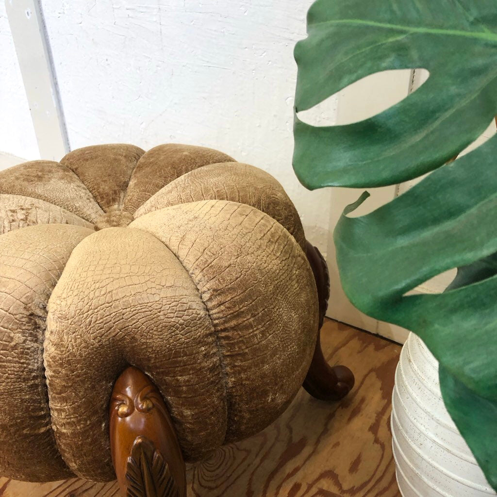 猫脚 クラシック スツール パンプキンスツール チェア 中古