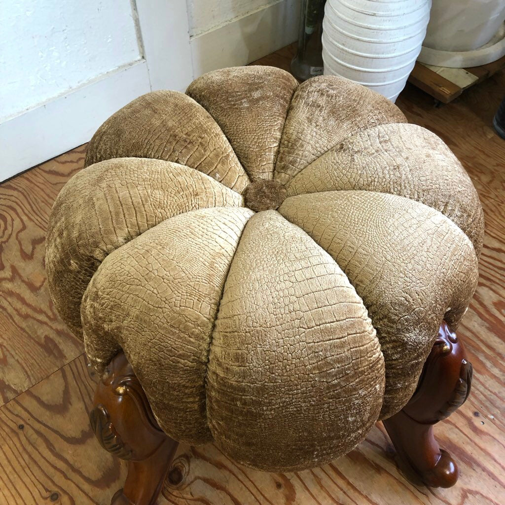 猫脚 クラシック スツール パンプキンスツール チェア 中古