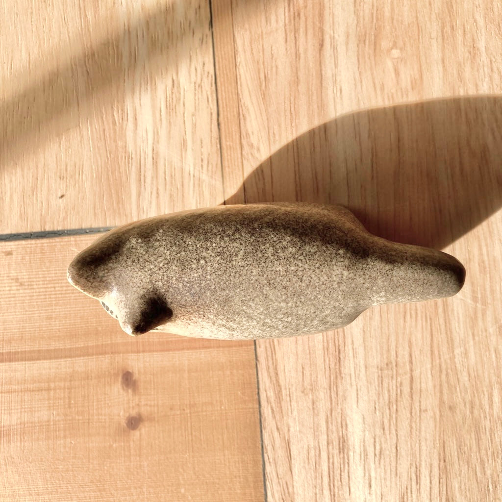 リサ・ラーソン / Lisa Larson 双子のネコ グレー 北欧 スウェーデン雑貨 中古