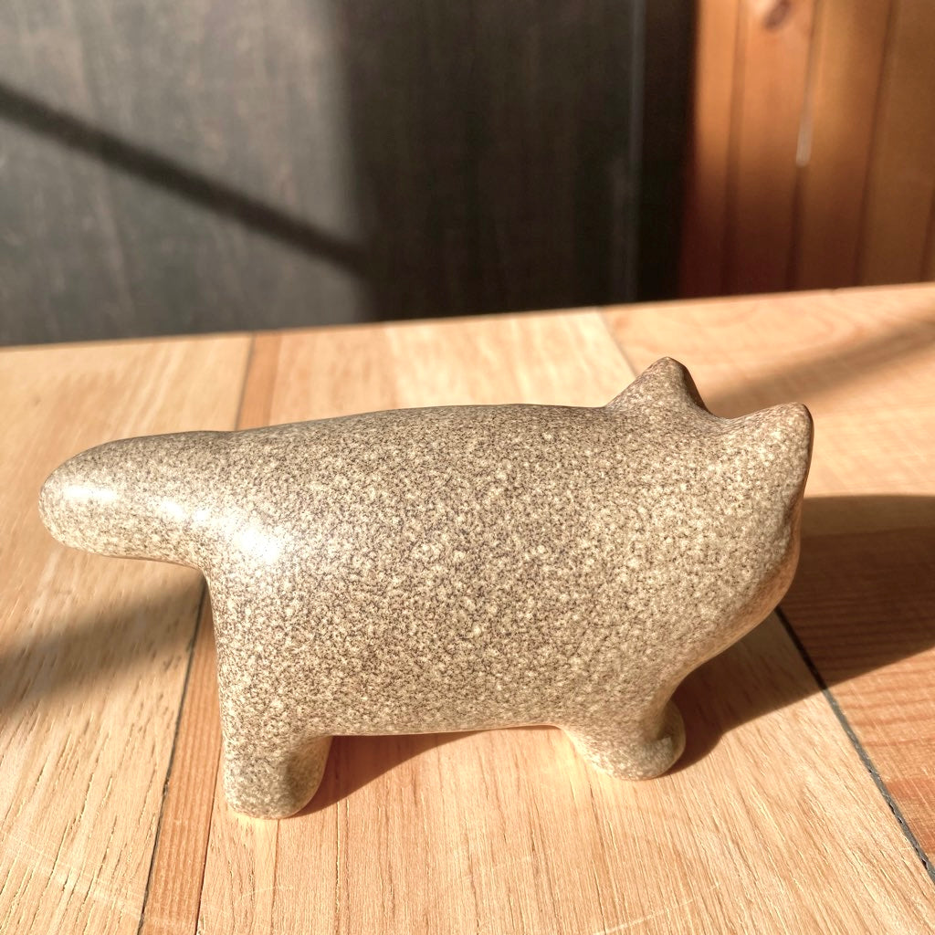 リサ・ラーソン / Lisa Larson 双子のネコ グレー 北欧 スウェーデン雑貨 中古