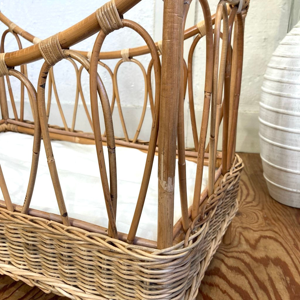 ラタン ドールベッド ヴィンテージ