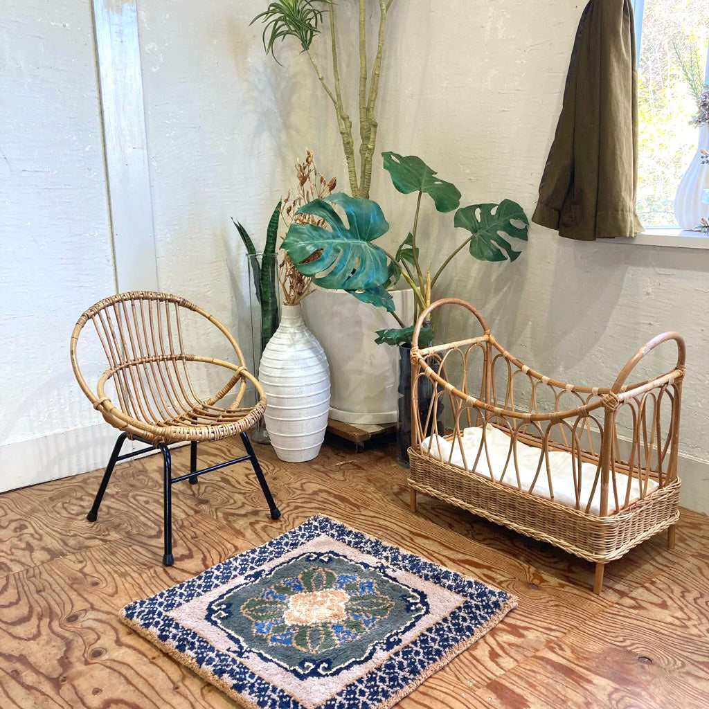 ラタン ドールベッド ヴィンテージ