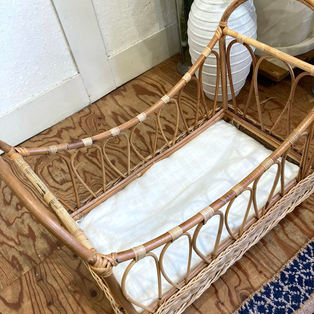 ラタン ドールベッド ヴィンテージ