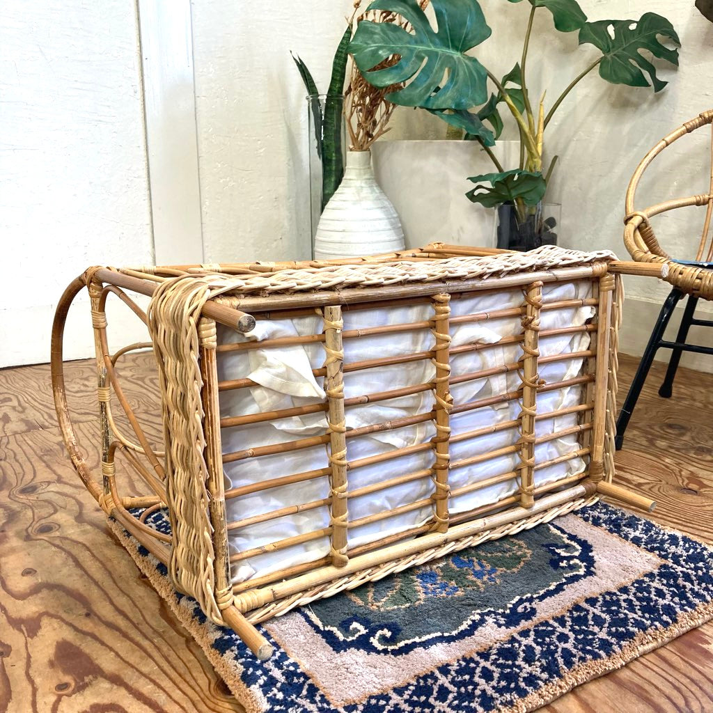 ラタン ドールベッド ヴィンテージ