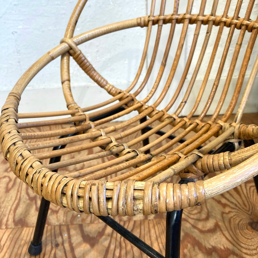 ラタン キッズチェア ドールチェア ヴィンテージ