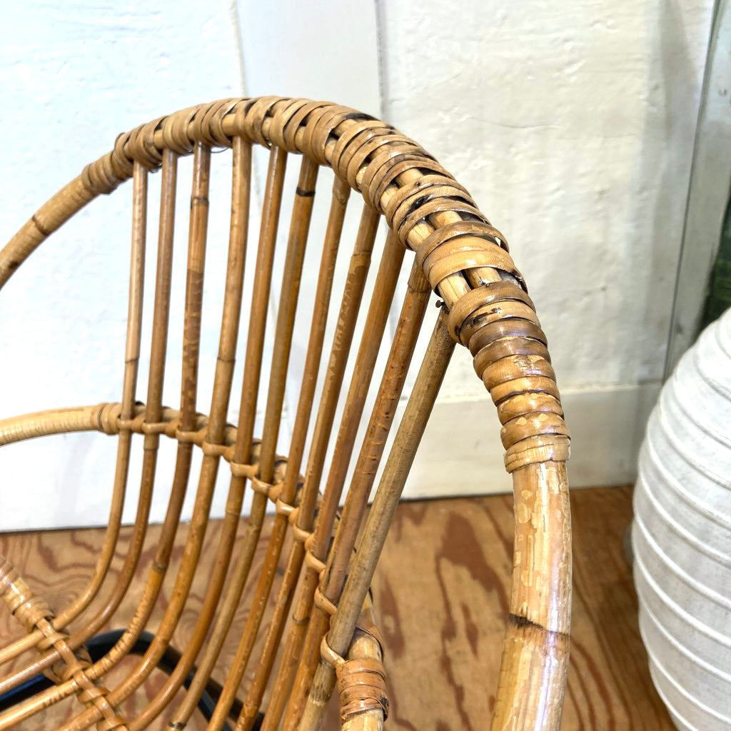 ラタン キッズチェア ドールチェア ヴィンテージ