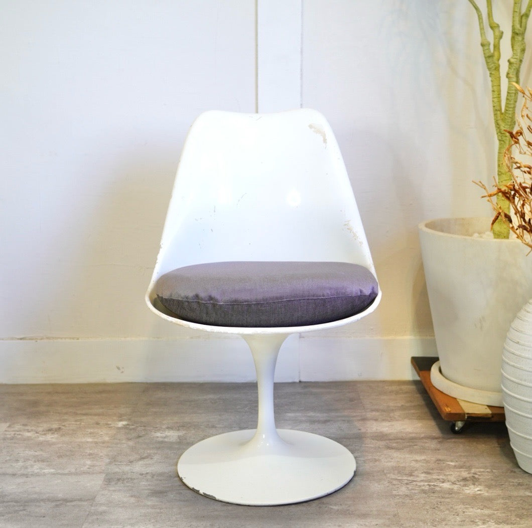 ノール / Knoll チューリップチェア 【グレー】 張替え ダイニングチェア エーロ・サーリネン ヴィンテージ
