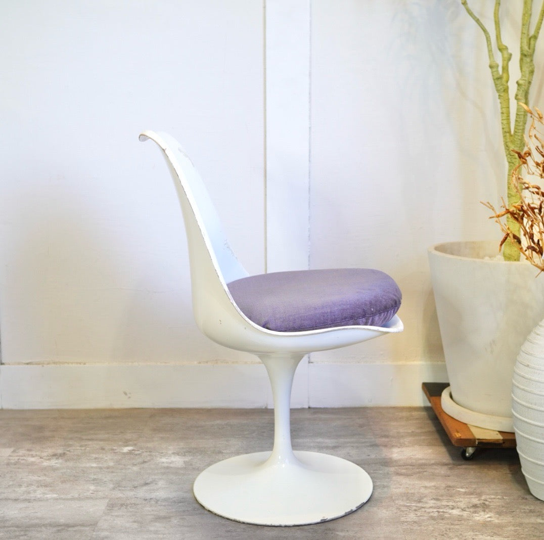 ノール / Knoll チューリップチェア 【グレー】 張替え ダイニングチェア エーロ・サーリネン ヴィンテージ