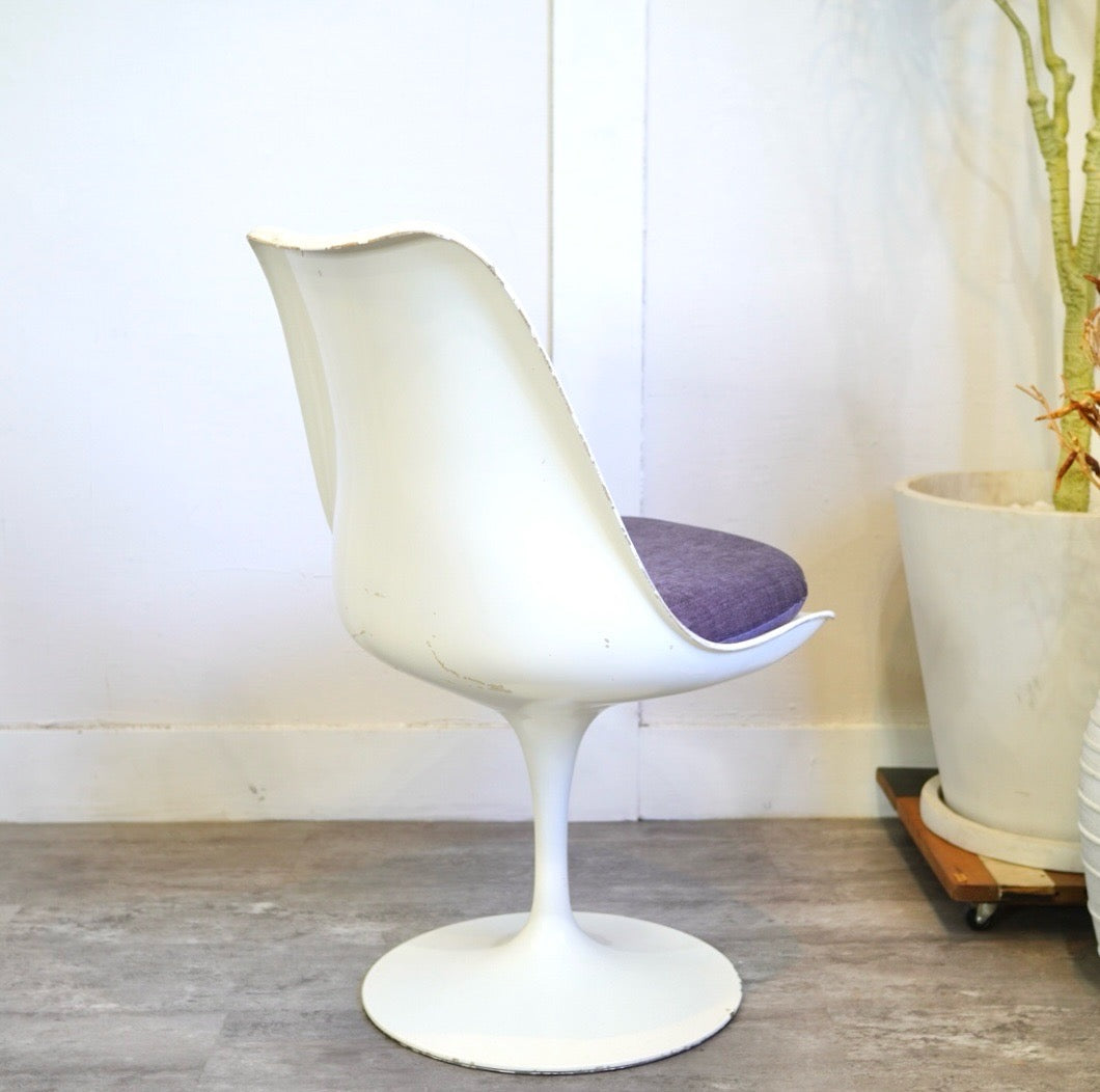 ノール / Knoll チューリップチェア 【グレー】 張替え ダイニングチェア エーロ・サーリネン ヴィンテージ