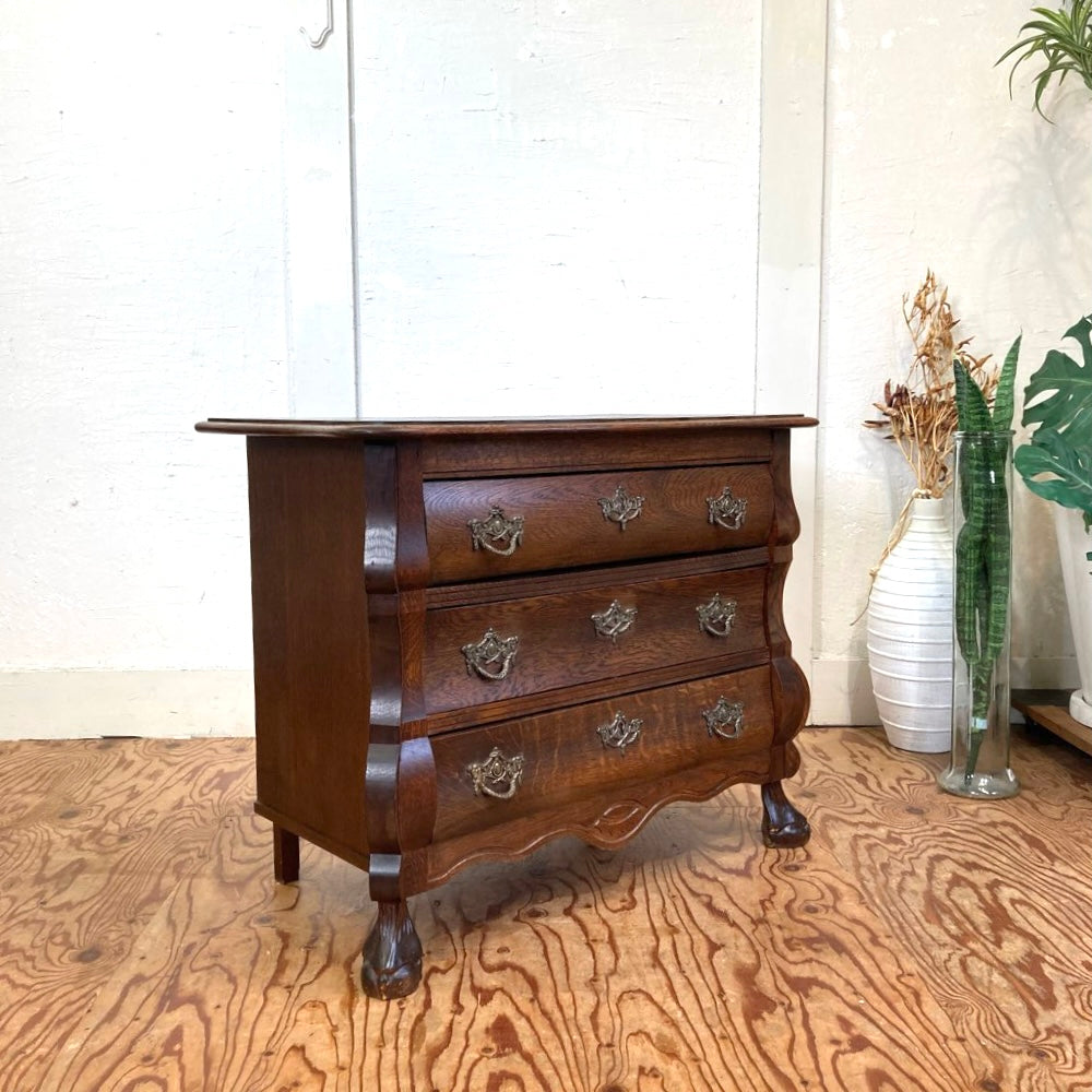 アンティーク 3段チェスト コモード型