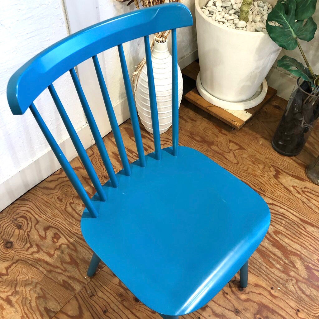 TON社 ウィンザーチェア ダイニングチェア ブルー 展示品