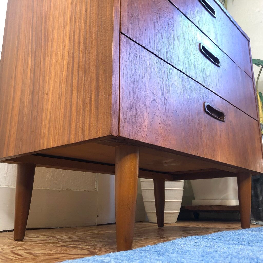 チーク材 3段 チェスト スモールチェスト ヴィンテージ