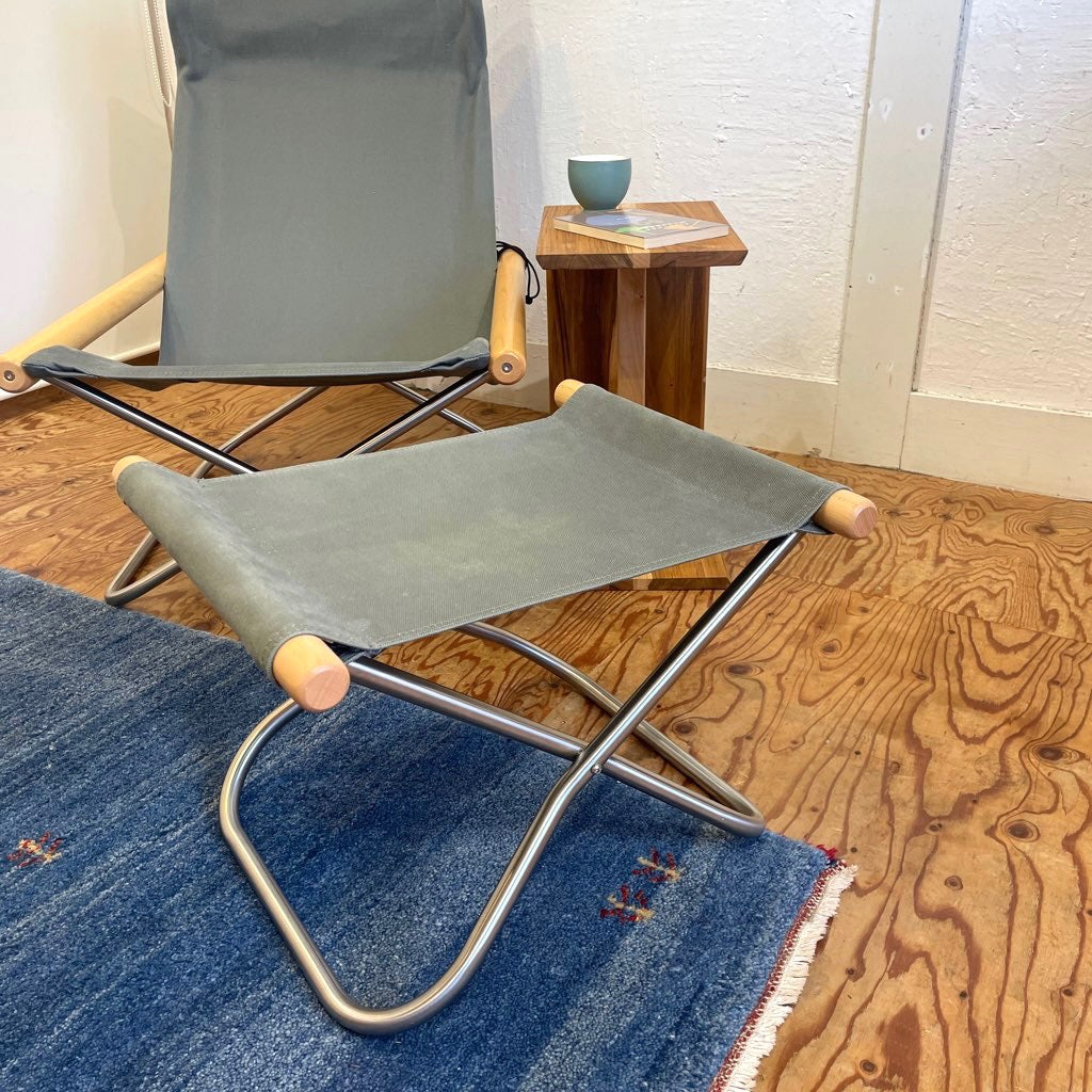 ニーチェア / Nychair X &オットマンセット グレー 新居 猛 中古