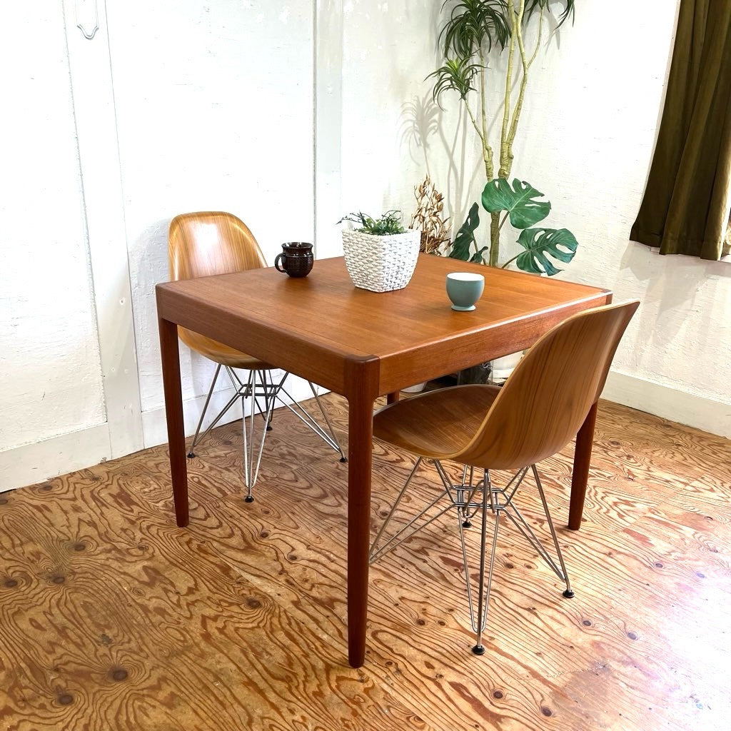 青林製作所 ジャパンヴィンテージ 「Tiffany」伸長式 ダイニングテーブル チーク  ヴィンテージ