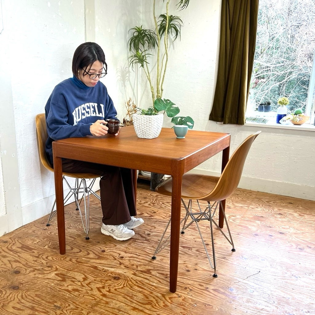 青林製作所 ジャパンヴィンテージ 「Tiffany」伸長式 ダイニングテーブル チーク  ヴィンテージ