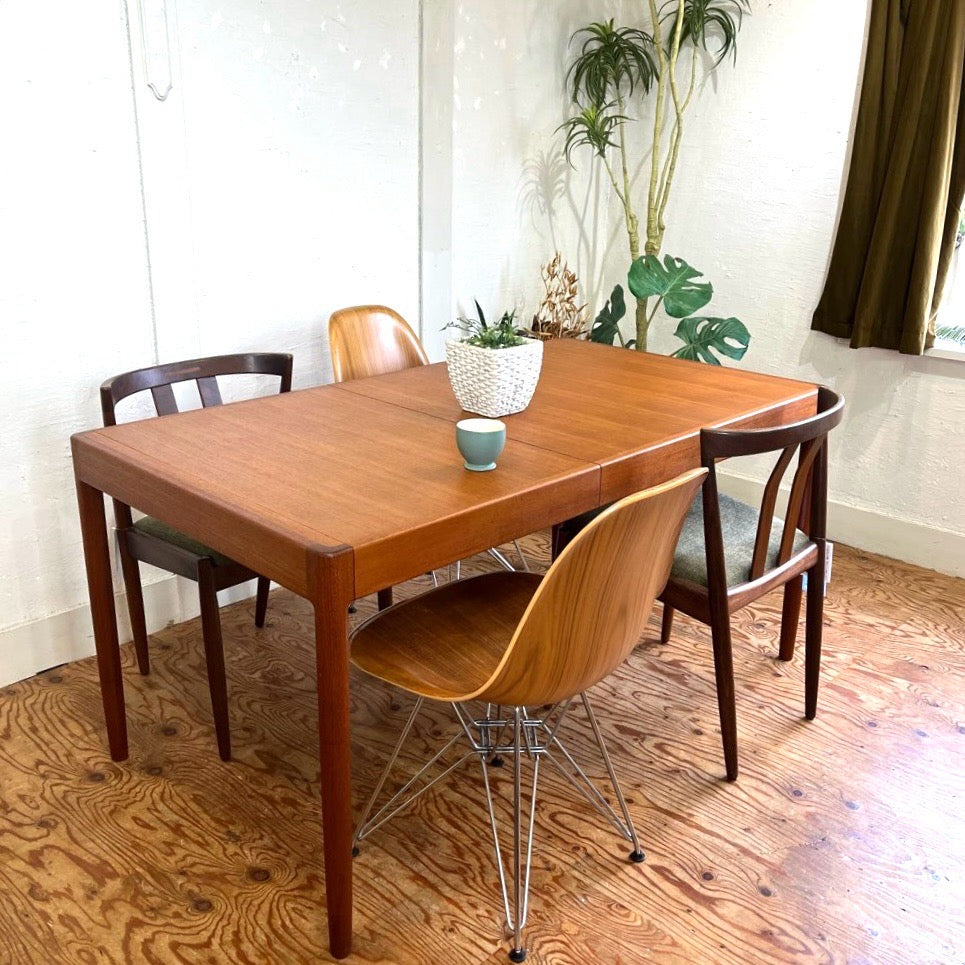 青林製作所 ジャパンヴィンテージ 「Tiffany」伸長式 ダイニングテーブル チーク  ヴィンテージ