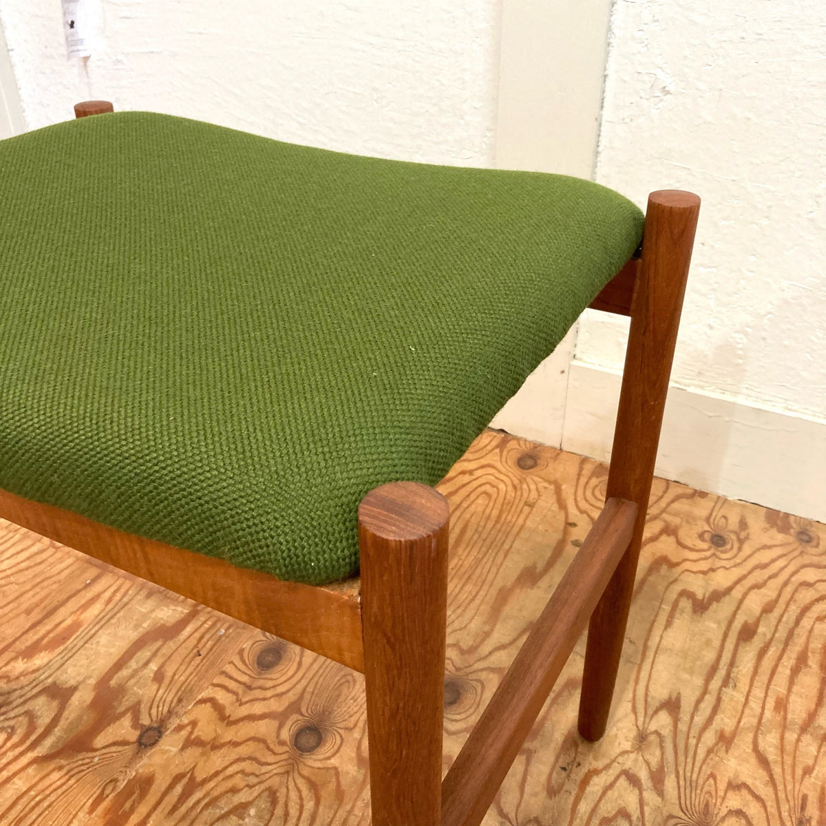 Spottrup Mobelfabrik スツール 大 グリーン 北欧 ヴィンテージ 中古 
