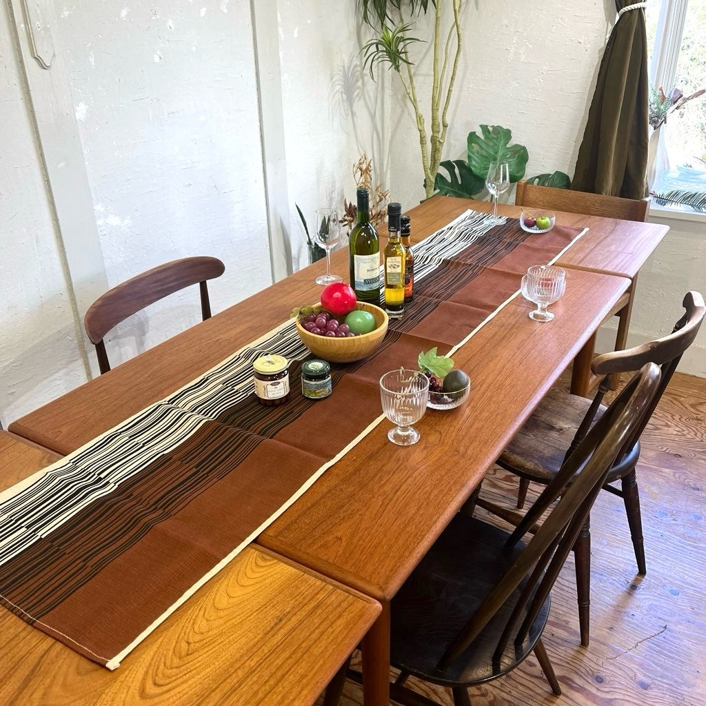 チーク材 伸長式 ダイニングテーブル ドローリーフ 北欧 ヴィンテージ