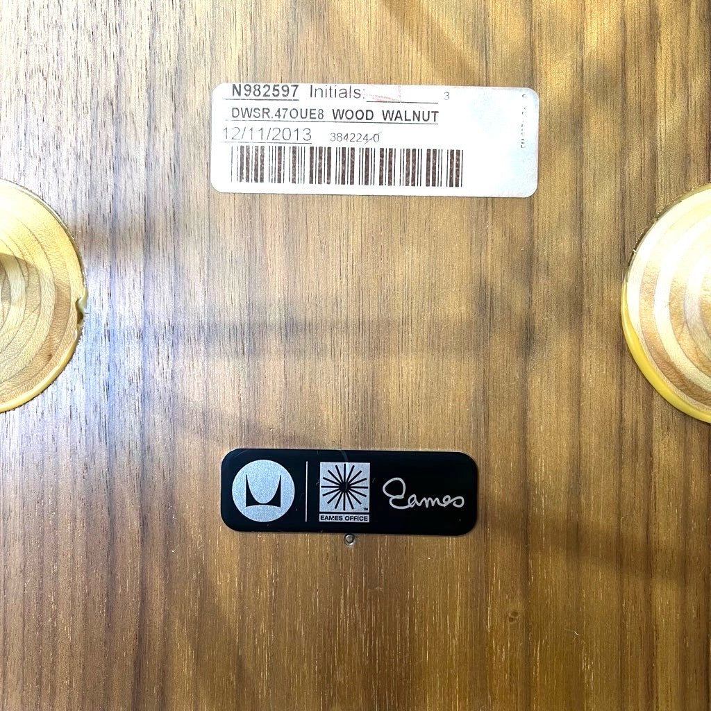 ハーマンミラー / Herman Miller ウッドシェルチェア 【2】チェアパッド付 エッフェルベース チャールズ&レイ・イームズ 中古