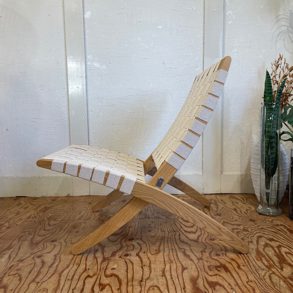 カールハンセン&サン / Carl Hansen & Søn キューバチェア MG501 コットンウェービング オーク材 オイル仕上げ 北欧 中古