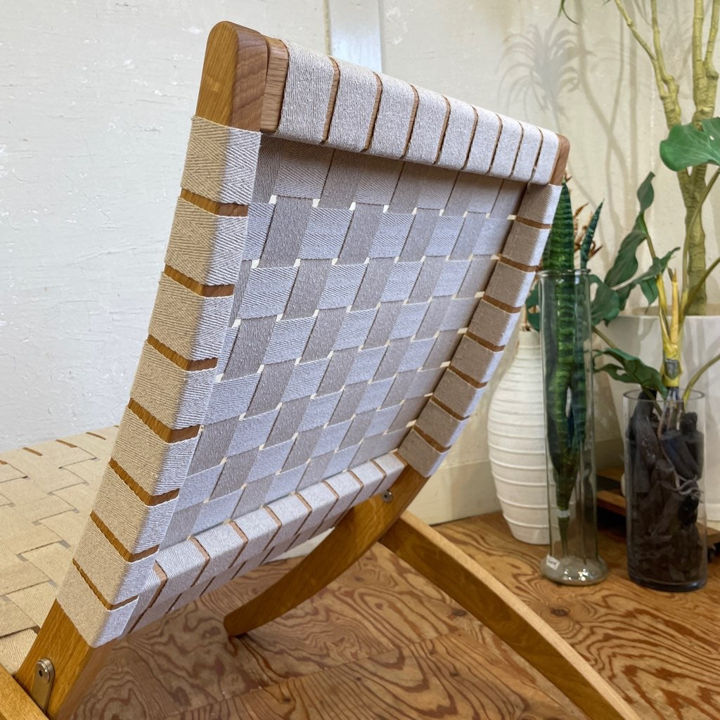 カールハンセン&サン / Carl Hansen & Søn キューバチェア MG501 コットンウェービング オーク材 オイル仕上げ 北欧 中古