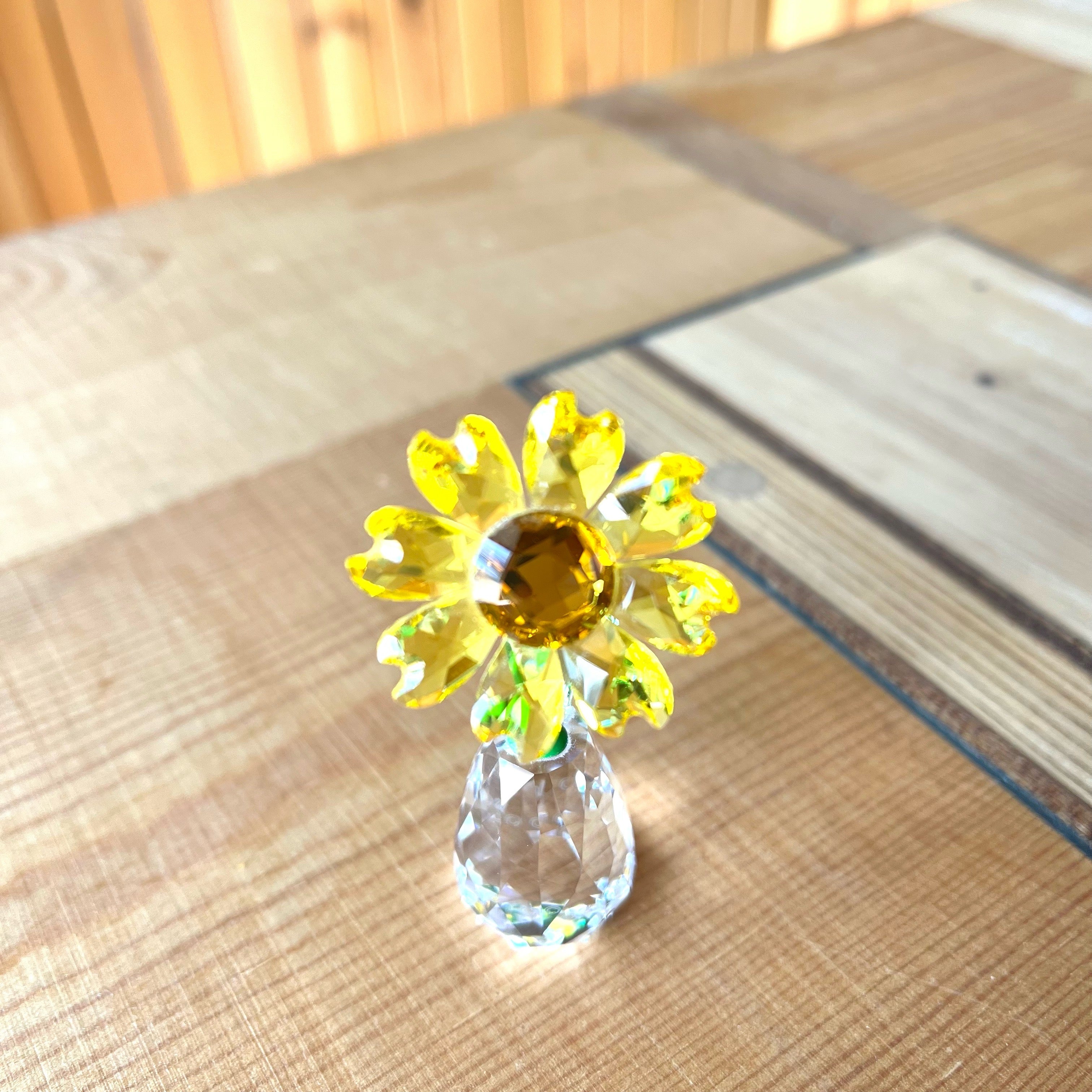 スワロフスキー / SWAROVSKI クリスタルフィギュア FLOWER DREAMS 中古