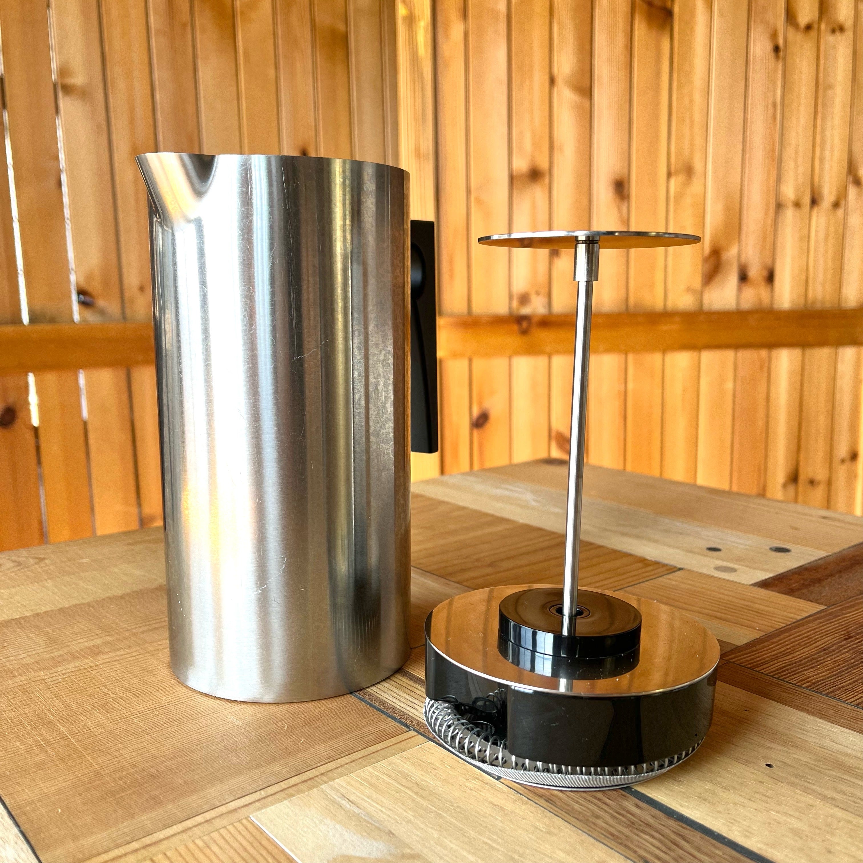 ステルトン / Stelton シリンダライン / Cylinda-Line プレス コーヒーメーカー アルネ・ヤコブセン 中古