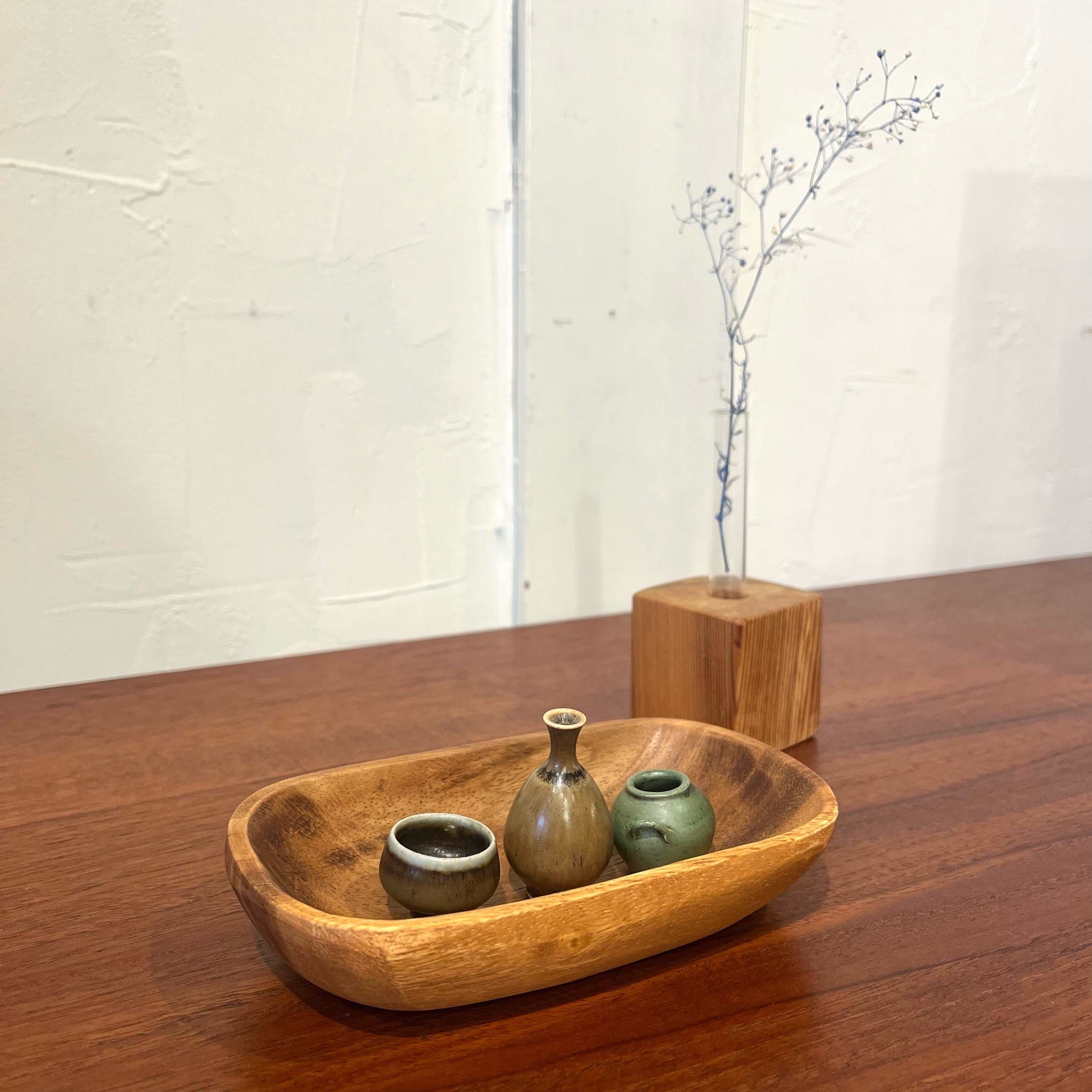 ホガナス / Hoganas 他 ミニチュア陶器 3点セット 北欧 ヴィンテージ