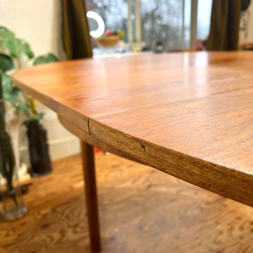 マッキントッシュ / A.H.McIntosh 伸長式ラウンドダイニングテーブル チーク材 ヴィンテージ