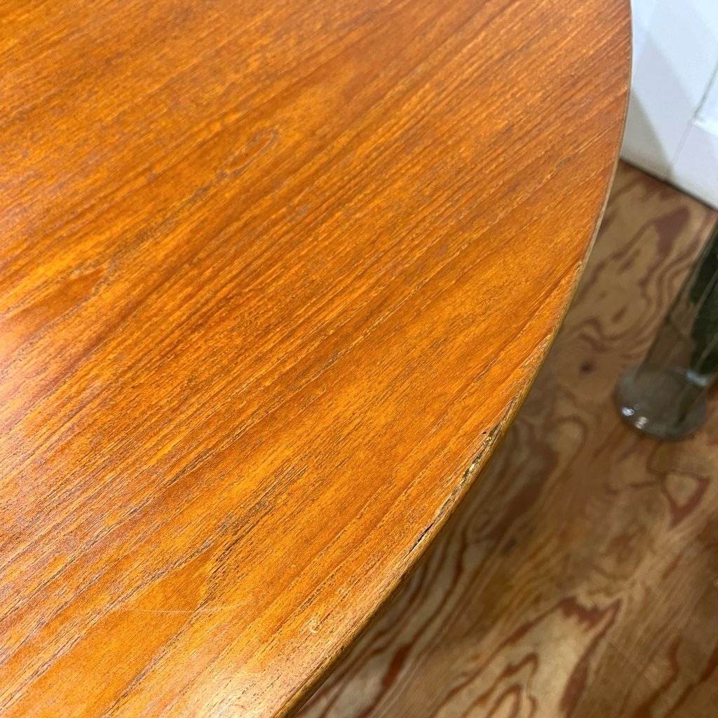 マッキントッシュ / A.H.McIntosh 伸長式ラウンドダイニングテーブル チーク材 ヴィンテージ