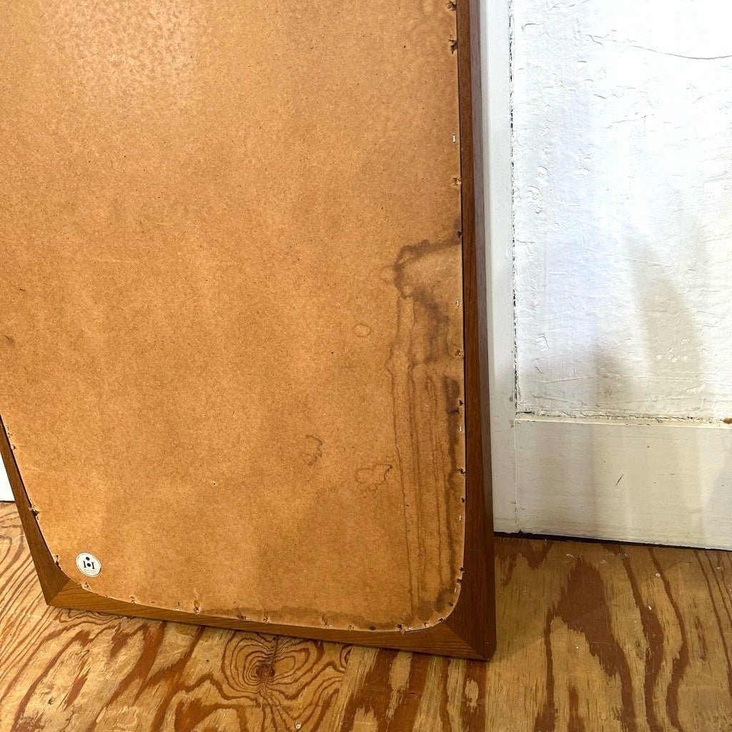 北欧 ローズウッド ウォールミラー 姿見 鏡 デンマーク ヴィンテージ