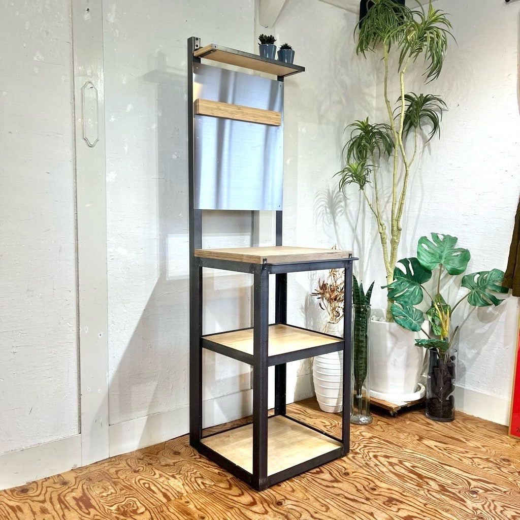 テコラボ / TEKOLABO アイアン シェルフ 【小】 キッチンボード 男部屋 中古