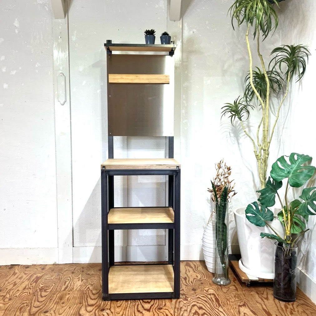 テコラボ / TEKOLABO アイアン シェルフ 【小】 キッチンボード 男部屋 中古