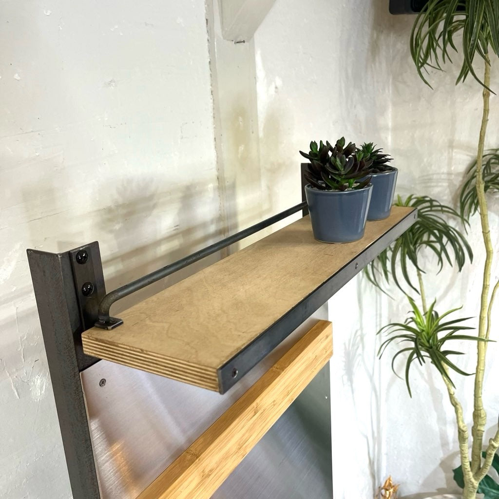 テコラボ / TEKOLABO アイアン シェルフ 【小】 キッチンボード 男部屋 中古