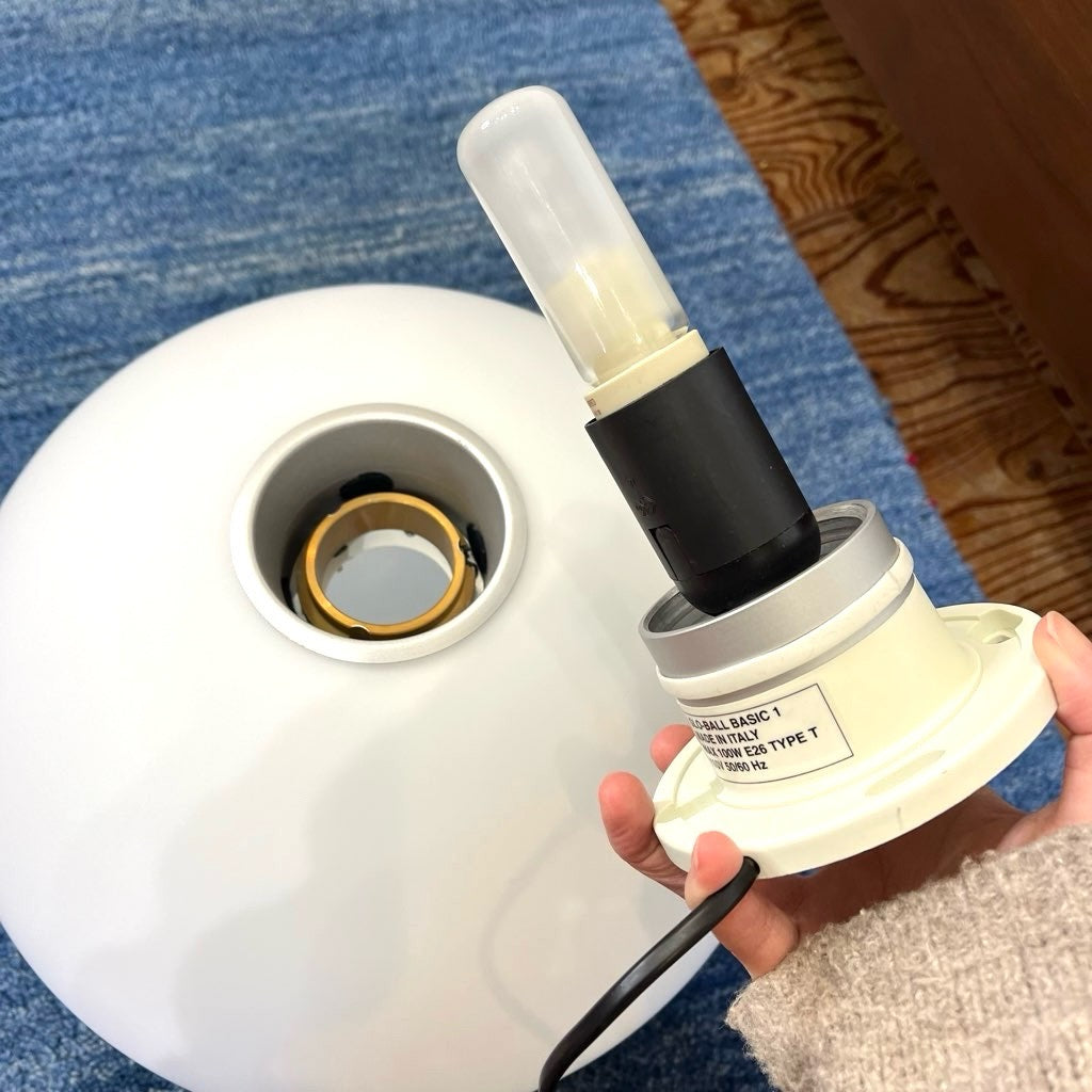 フロス / FLOS グローボール  BASIC 1 ジャスパー・モリソン 照明 テーブルランプ 中古