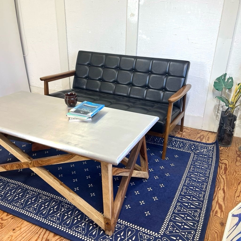 WTW / ダブルティー マーベリックス コーヒーテーブル リビングテーブル アルミニウム 中古