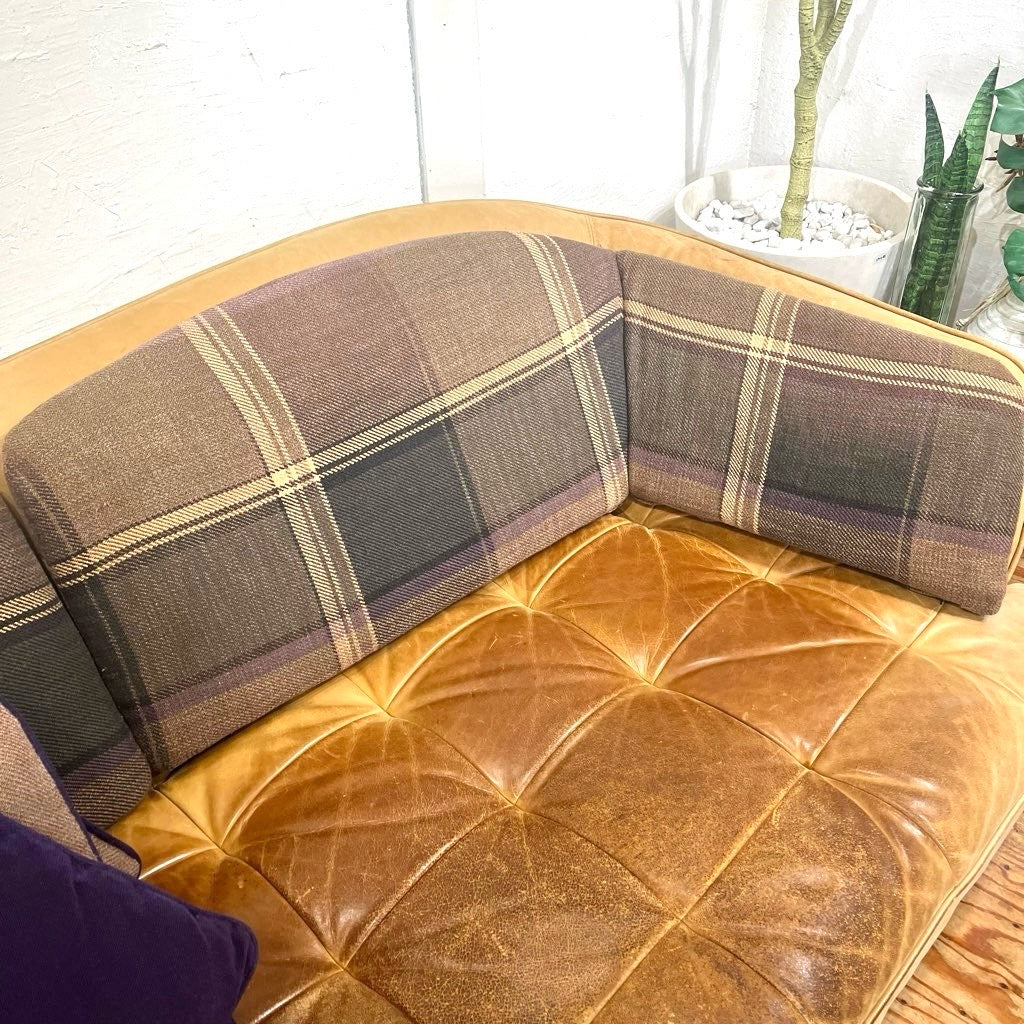 クラッシュゲート /  CRASH GATE オピアムソファ  革張り 3人掛け 中古