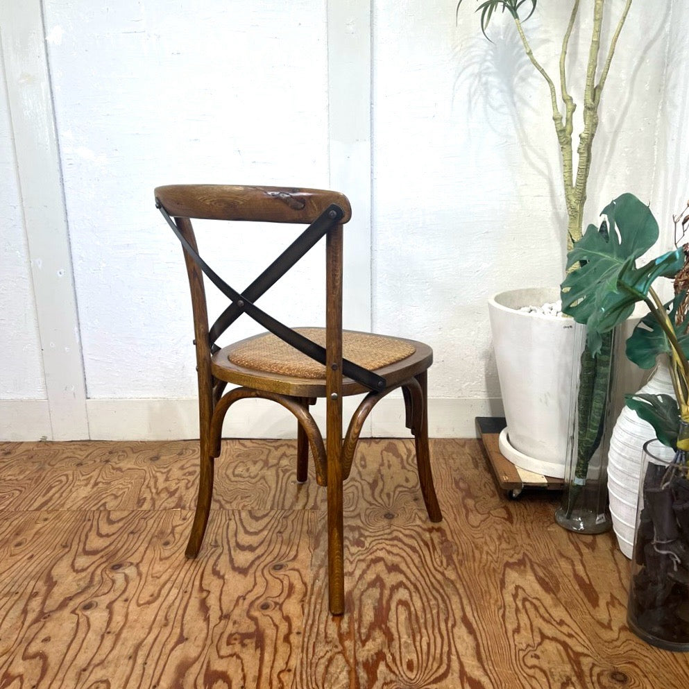 クラッシュゲート /  CRASH GATE ノットアンティークス / Knot antiques クロスバック ダイニングチェア  中古