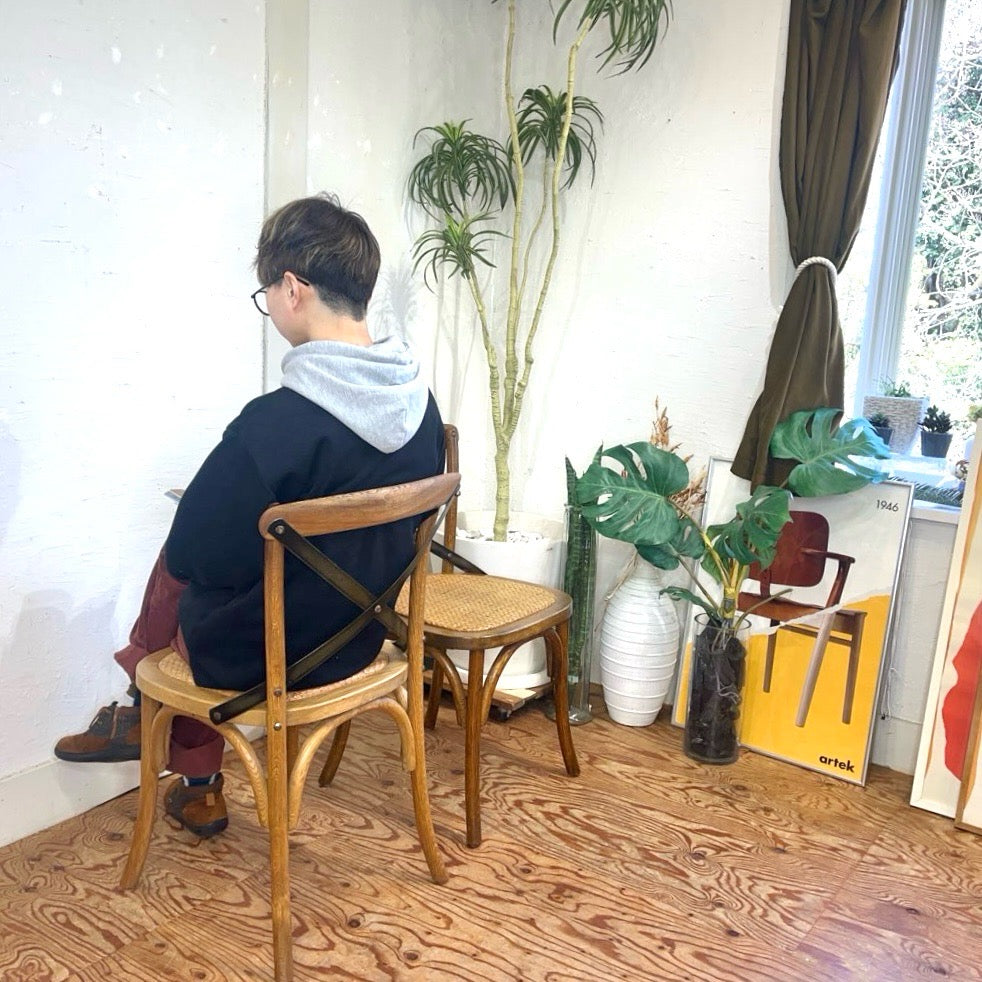 クラッシュゲート /  CRASH GATE ノットアンティークス / Knot antiques クロスバック ダイニングチェア  中古