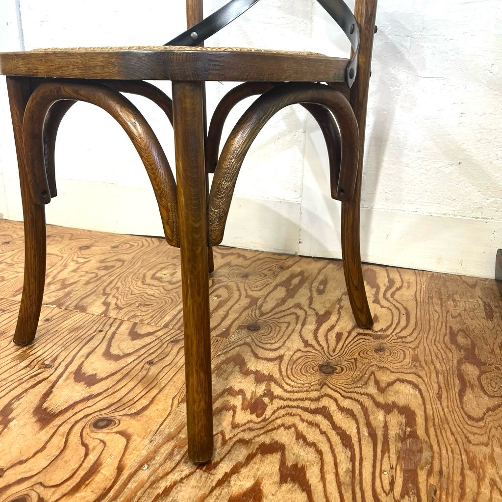 クラッシュゲート /  CRASH GATE ノットアンティークス / Knot antiques クロスバック ダイニングチェア  中古